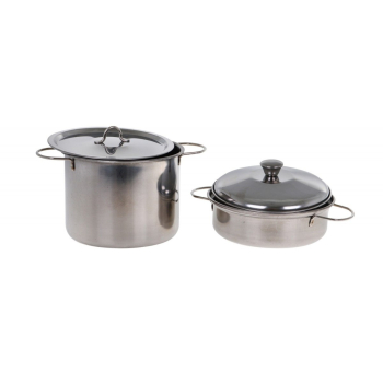 Zestaw metalowych Garnków dla dzieci 3+ Garnki do gotowania + Przybory + Akcesoria kuchenne 11 el.